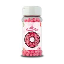 SweetArt cukrové perly růžové 7 mm (80 g)