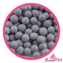 SweetArt cukrové perly stříbrné matné 7 mm (1 kg)