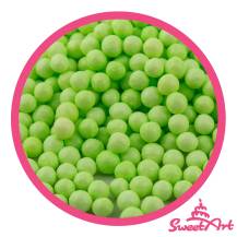 Perles de sucre SweetArt vert clair 5 mm (80 g)