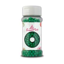 SweetArt cukrové perly vánoční zelené 5 mm (80 g)