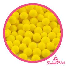 Perles de sucre SweetArt jaunes 7 mm (80 g)