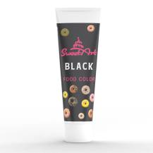 SweetArt gel color tube Black (30 g)