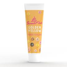 Tubka z kolorem żelu SweetArt Złoto Żółta (30 g)
