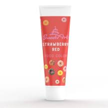 Tubka barwnika w żelu SweetArt Strawberry Red (30 g)