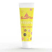 SweetArt gel color tube Yellow (30 g)