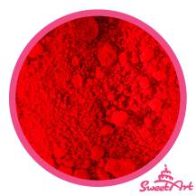 SweetArt jedlá prachová barva Burning Red zářivá červená (3 g)