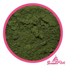 SweetArt jedlá prachová farba Dark Green tmavo zelená (2 g)