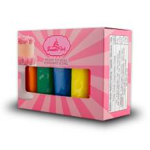 SweetArt potahovací a modelovací hmoty vanilkové Colour mix (5x100 g)