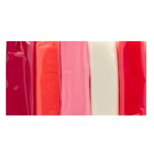 SweetArt potahovací a modelovací hmoty vanilkové Valentine mix (5x100 g)