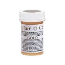 Tekutá glitterová farba Sugarflair (20 g) Gold Paint (Bez E171)