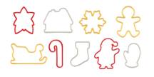 Tescoma Christmas DELÍCIA cookie cutters (9 pcs.)