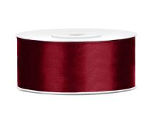 Dark red ribbon 25 mm x 25 m (1 pc)