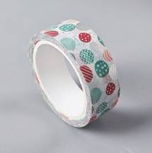 Vánoční papírová lepicí páska 3 (1,5 cm x 5 m)