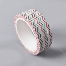 Vánoční papírová lepicí páska 5 (1,5 cm x 5 m)