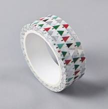 Vánoční papírová lepicí páska 7 (1,5 cm x 5 m)