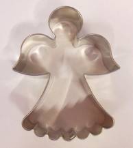 Cookie cutter Angel round wings large 6.3 cm
