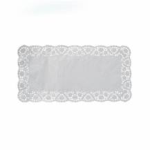 Wimex Decorative lace white square 40 x 20 cm (6 pcs)