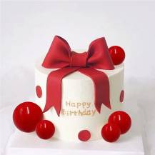 Zapichovací dekorace Koule červené různé velikosti (20 ks)