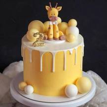 Zapichovací dekorace Koule žluté různé velikosti (20 ks)