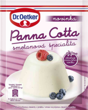 Dr. Oetker Panna Cotta vaníliával (50 g)