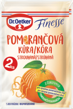 Obrázek k výrobku Dr. Oetker Finesse pomerančová kůra strouhaná (2x6 g)
